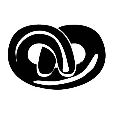 İzole simit tasarım