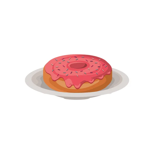 Isoliertes Donut-Design — Stockvektor