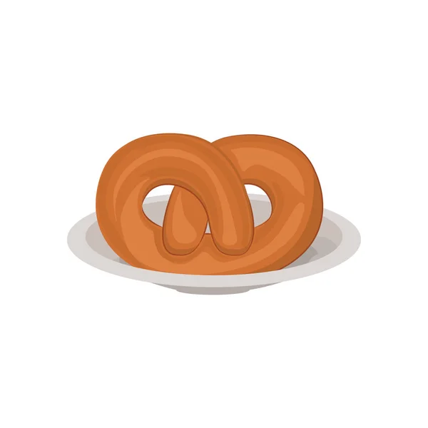 Design isolato pretzel — Vettoriale Stock