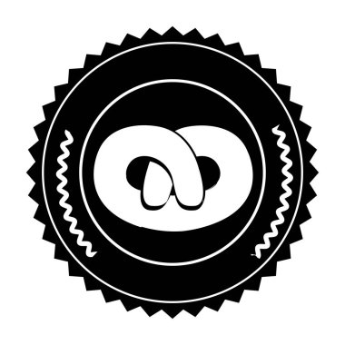 İzole simit tasarım