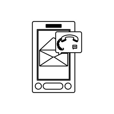 Çağrı Merkezi tasarım izole smartphone