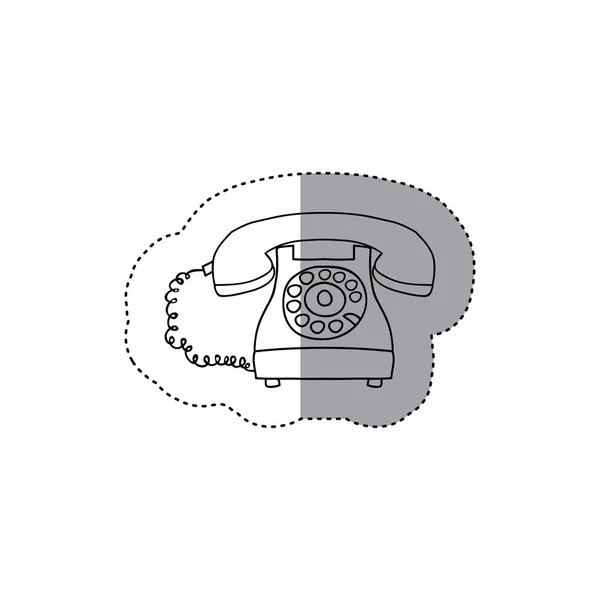 Diseño de dispositivo de teléfono aislado — Vector de stock