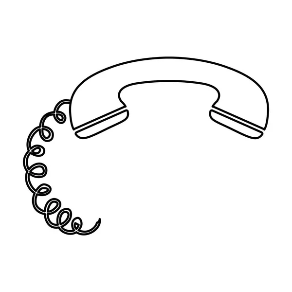 Απομονωμένη τηλέφωνο συσκευή σχεδιασμού — Διανυσματικό Αρχείο