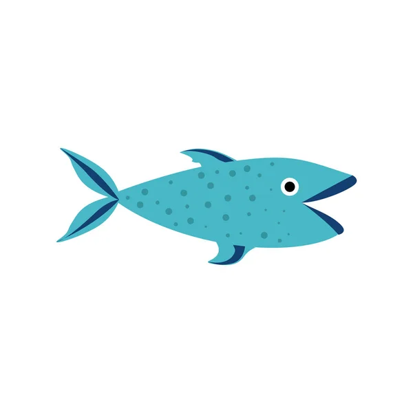 Isolerade fisk design — Stock vektor