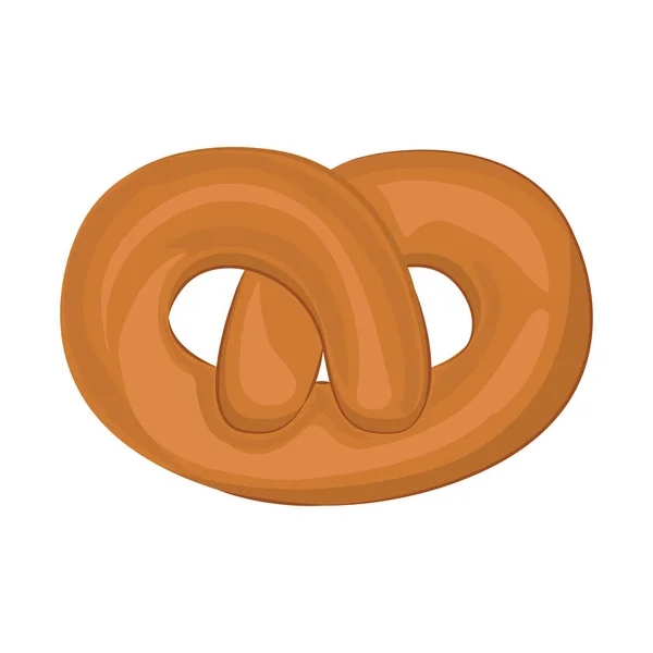 Diseño de pretzel aislado — Vector de stock