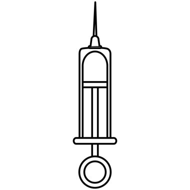 İzole şırınga tasarım