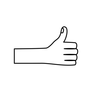 İzole insan el tasarım