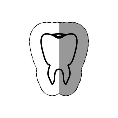 İzole diş tasarım