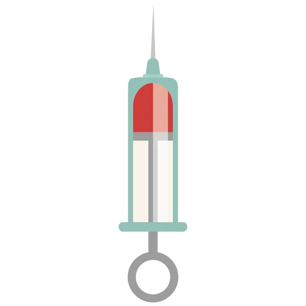 Desenho isolado da seringa — Vetor de Stock