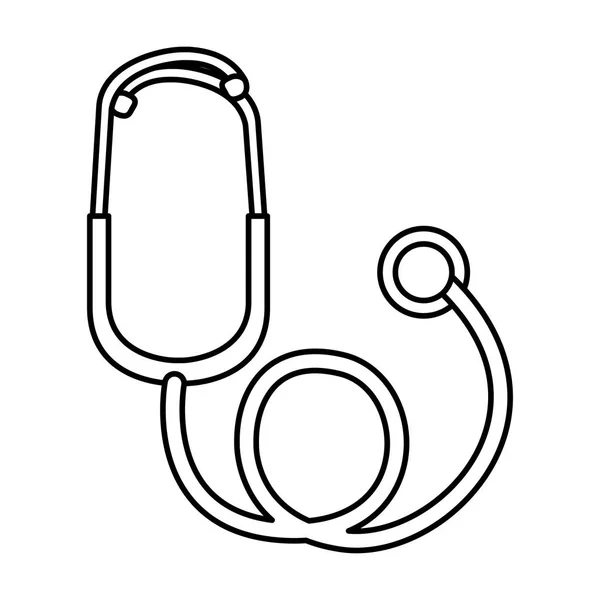 Izolované stetoskop designu — Stockový vektor