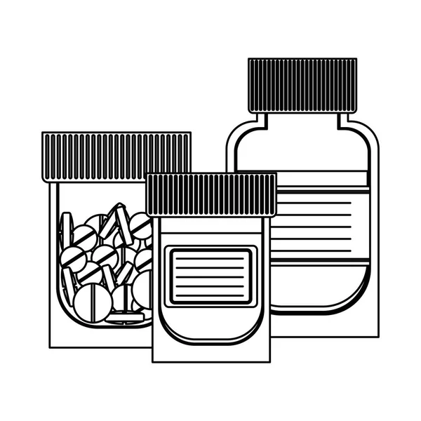 分離薬デザイン — ストックベクタ