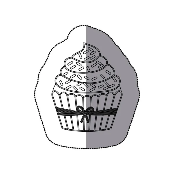 Dizájn különálló muffin — Stock Vector