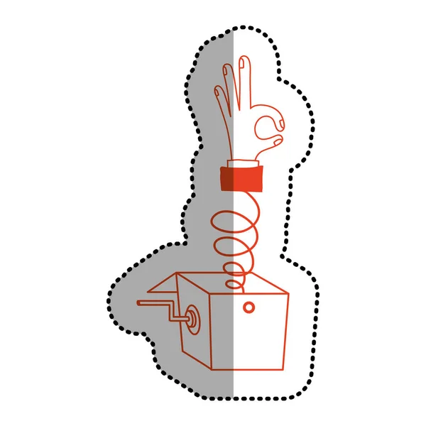 Design de mão humana isolada — Vetor de Stock