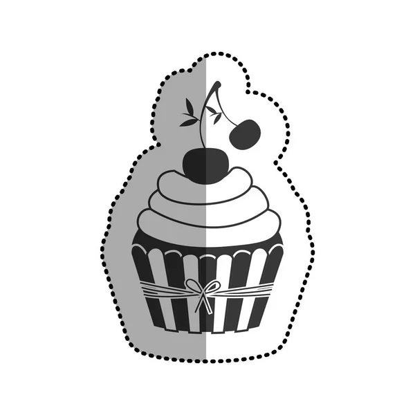 Geïsoleerde muffin ontwerp — Stockvector