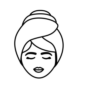 Kadın havlu spa merkezi tasarım ile