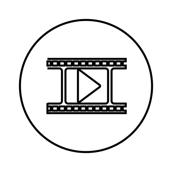 Design de filmes e filmes isolados — Vetor de Stock