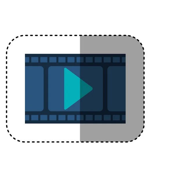 Film isolé et conception de la bande de film — Image vectorielle