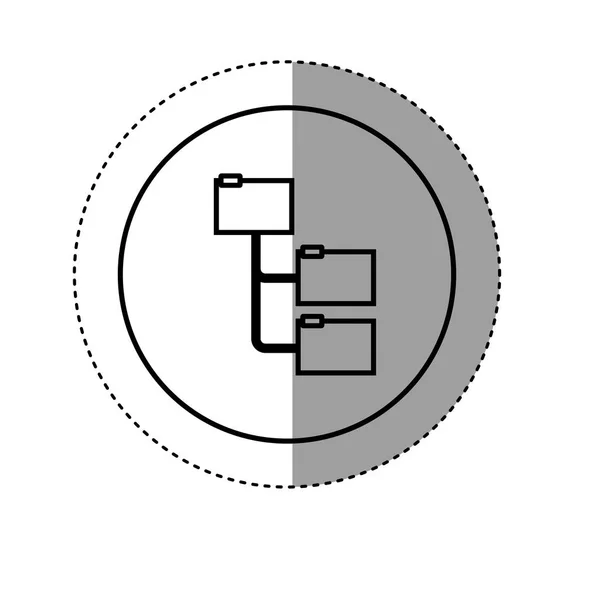 Isolerade fil design — Stock vektor