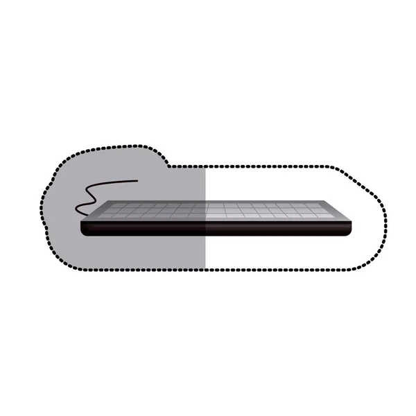 Isoliertes Tastaturgerätedesign — Stockvektor