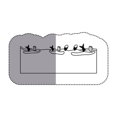 İzole kirli su ve kirliliği tasarım