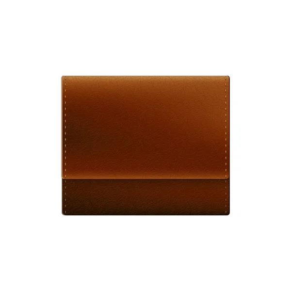 Conception de texture isolée en cuir — Image vectorielle
