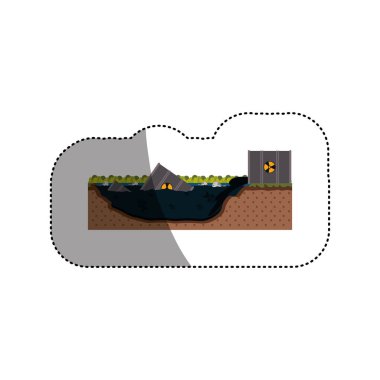 Varil biohazard ve kirliliği izole