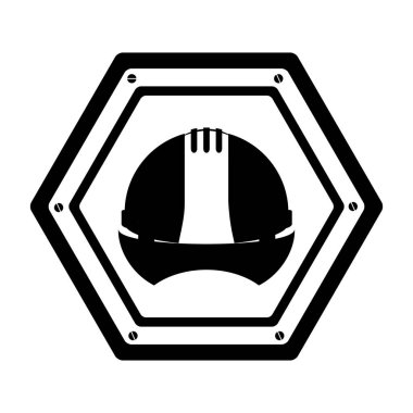 İnşaat tasarım altında izole kask