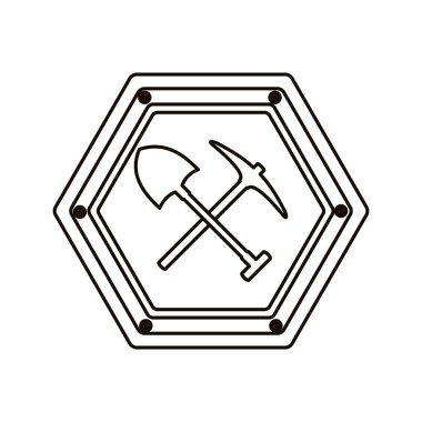 İnşaat tasarım altında izole kürek