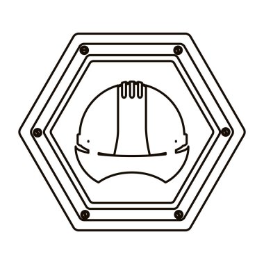 İnşaat tasarım altında izole kask