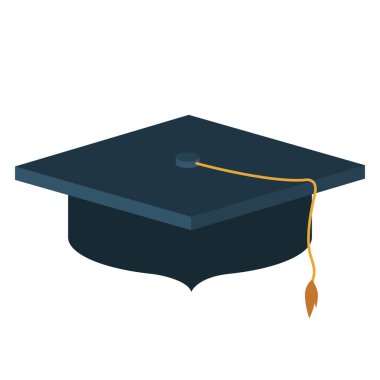 İzole mezuniyet cap tasarım