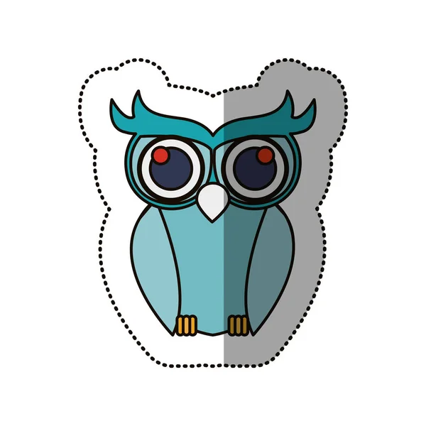 Isolated owl cartoon design — Stock Vector