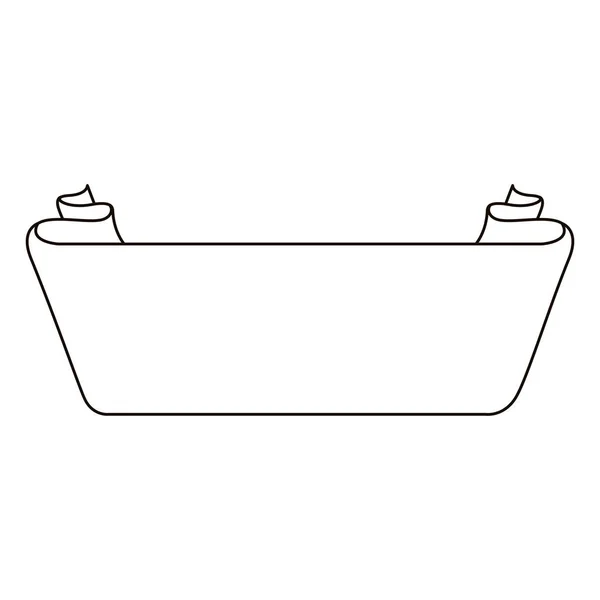 Conception de couteau isolé — Image vectorielle