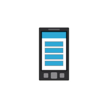 İzole Smartphone aygıt tasarım