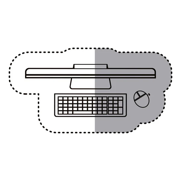 Conception de dispositifs informatiques isolés — Image vectorielle