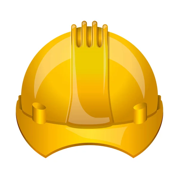 Isoalted helm van onder bouwwijze — Stockvector