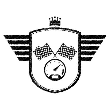 yarış hız göstergesi Ödülü zeytin dalı ile çizgili tek renkli