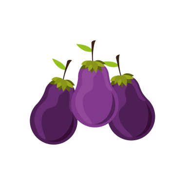 siluet renkli patlıcan ile ayarla