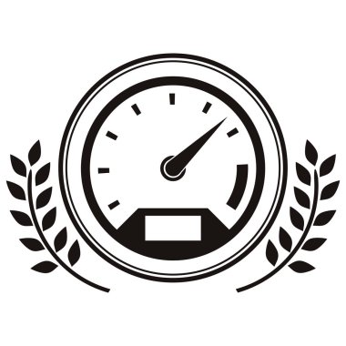 tek renkli zeytin dalı ile hız göstergesi Ödülü