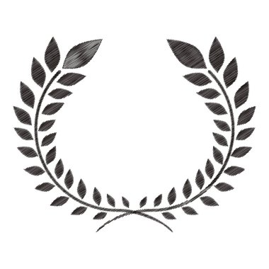 şeritli tek renkli yarım taç çapraz şube zeytin ile