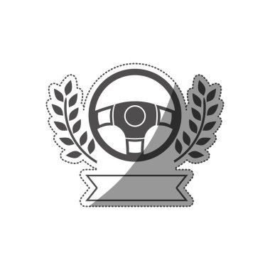 Dümen tek zeytin dalı ve kurdele ile renkli etiket ödül