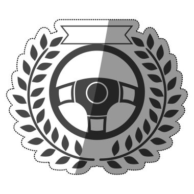 Dümen tek zeytin dalı ile renkli ve kurdele ile yarı gölgeli etiket ödül