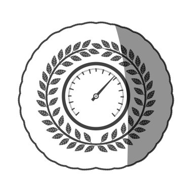 Zeytin taç ve yarı gölgeli tek renkli etiket hız göstergesi