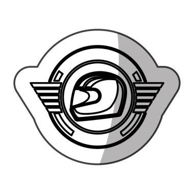 etiket kask ile yarı gölgeli tek renkli