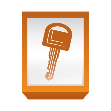 dikdörtgen düğmesi ile siluet anahtar