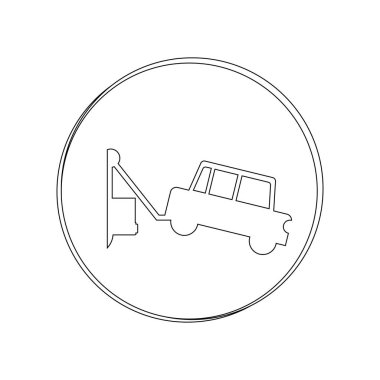 siluet dairesel kontur çekici