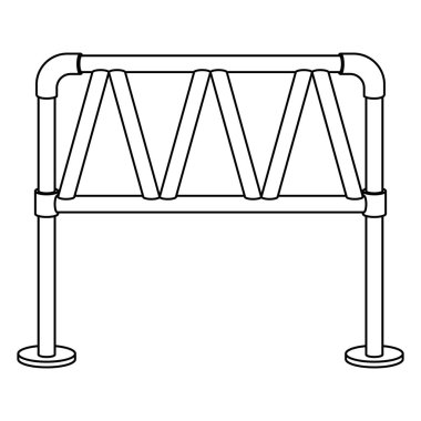 yol işareti bilgi yapısını siluet