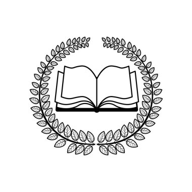 Taç yaprakların kitabın dalgalı sayfaları ile