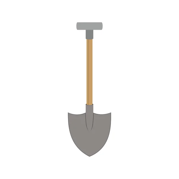 Shovel construction tool icon design — Stock Vector