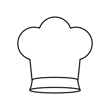 şefler şapka küçük kontur