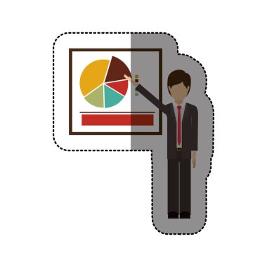 İzole iş adamları tasarım